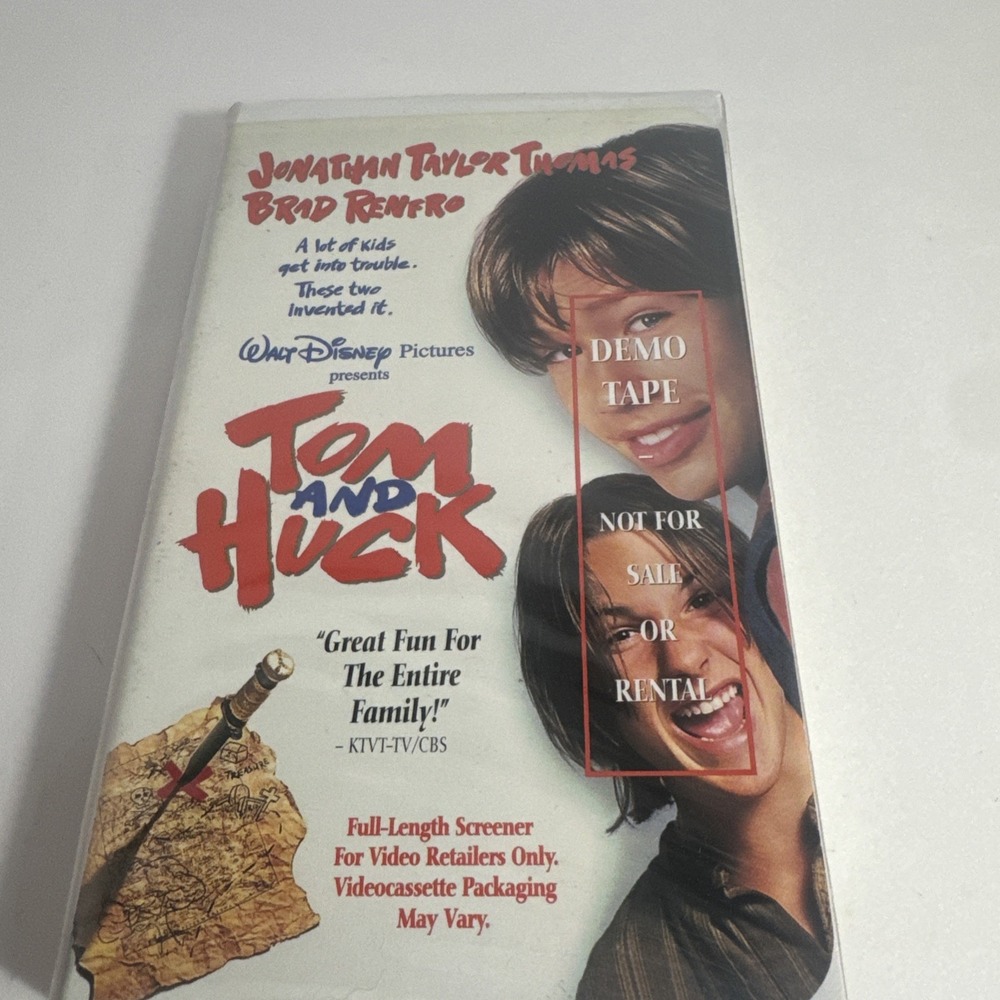 Disney Tom and Huck VHS Tape Clamshell Demo / Screener